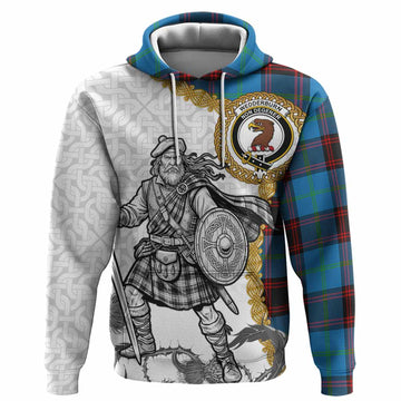 Wedderburn Tartan Family Crest Hoodie Scottish Highland Warrior Celtic Knot Thistle