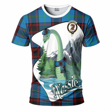 Wedderburn Tartan Family Crest T-Shirt Nessie Scottish Loch Ness Monster