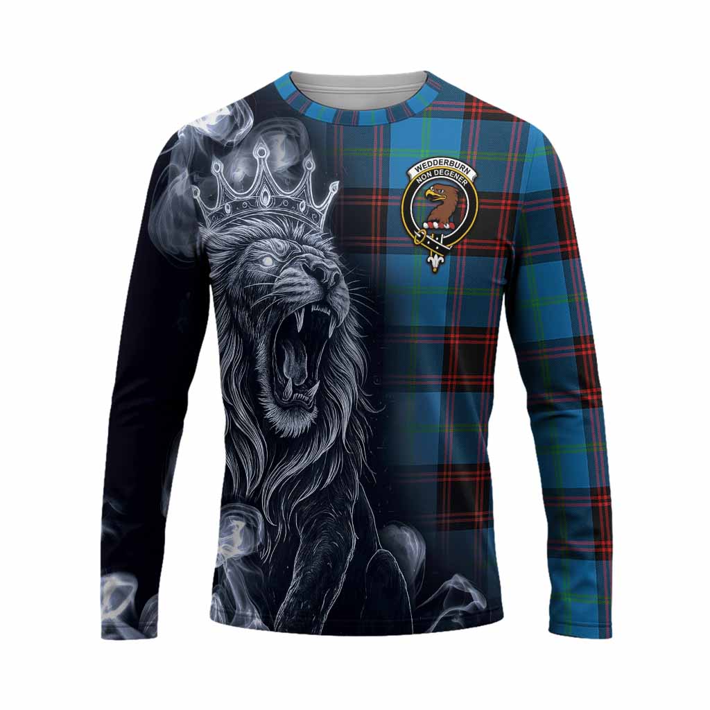 Wedderburn Tartan Long Sleeve T-Shirt Roaring Lion Heritage