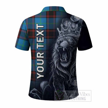 Wedderburn Tartan Polo Shirt Roaring Lion Heritage - Tartan Vibes Clothing
