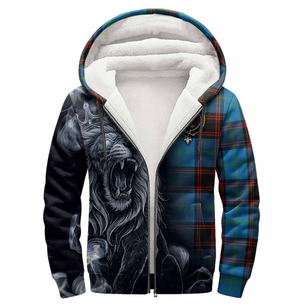 Wedderburn Tartan Sherpa Hoodie Roaring Lion Heritage