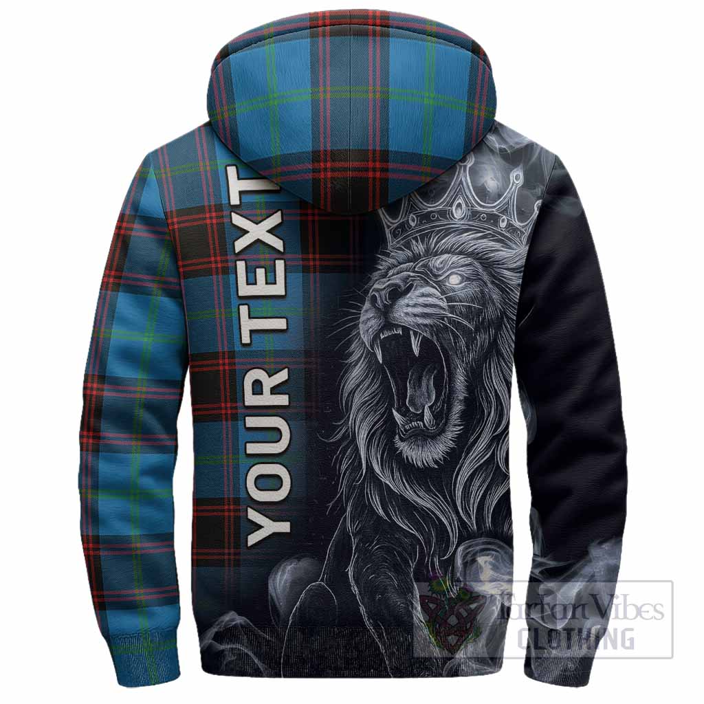 Wedderburn Tartan Sherpa Hoodie Roaring Lion Heritage