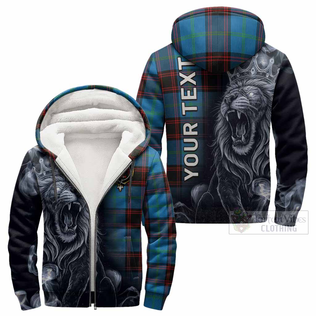 Wedderburn Tartan Sherpa Hoodie Roaring Lion Heritage