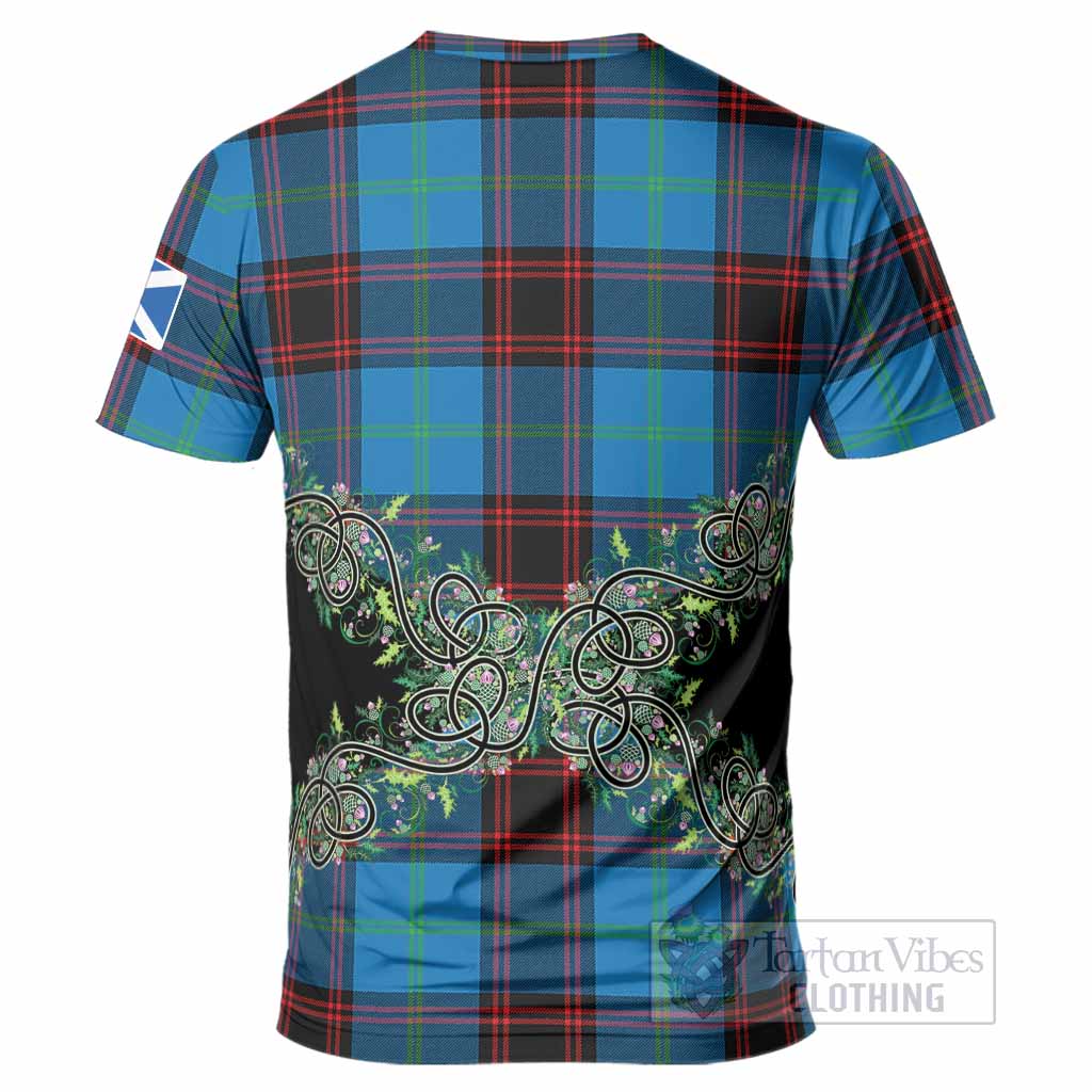 Wedderburn Tartan T-Shirt Thistle Scottish Spirit