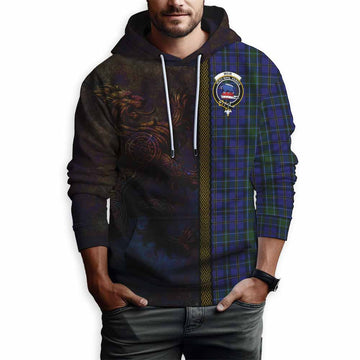 Weir Tartan Family Crest Hoodie Alba Gu Brath Be Brave Lion Ancient Style