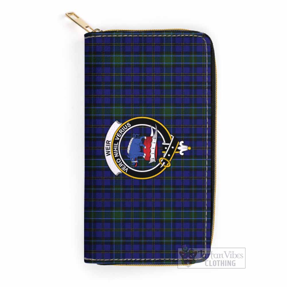 Tartan Vibes Clothing Weir Tartan Women's Leather Wallet with Family Crest