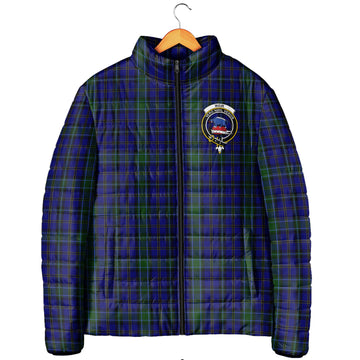Weir Tartan Padded Jacket with Family Crest