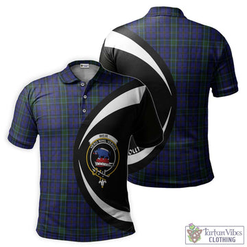 Weir Tartan Men's Polo Shirt with Family Crest Circle Style Kid - Tartan Vibes Clothing