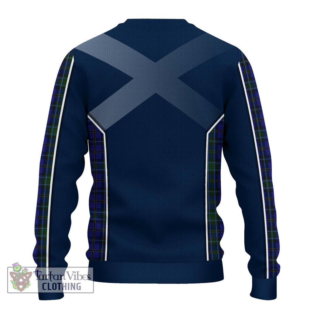Weir Tartan Knitted Sweater with Family Crest and Lion Rampant Vibes Sport Style - Tartan Vibes Clothing