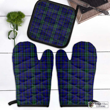 Weir Tartan Combo Oven Mitt & Pot-Holder Combo 1 Oven Mitt & 1 Pot-Holder Black - Tartan Vibes Clothing