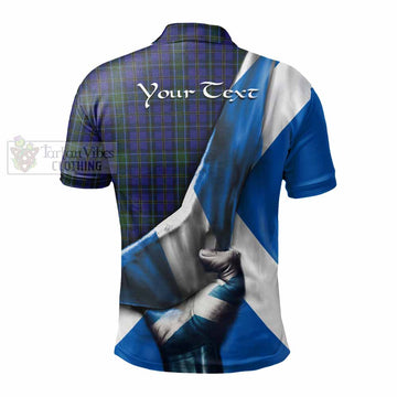 Weir Tartan Polo Shirt with Family Crest Scotland Patriotic Style