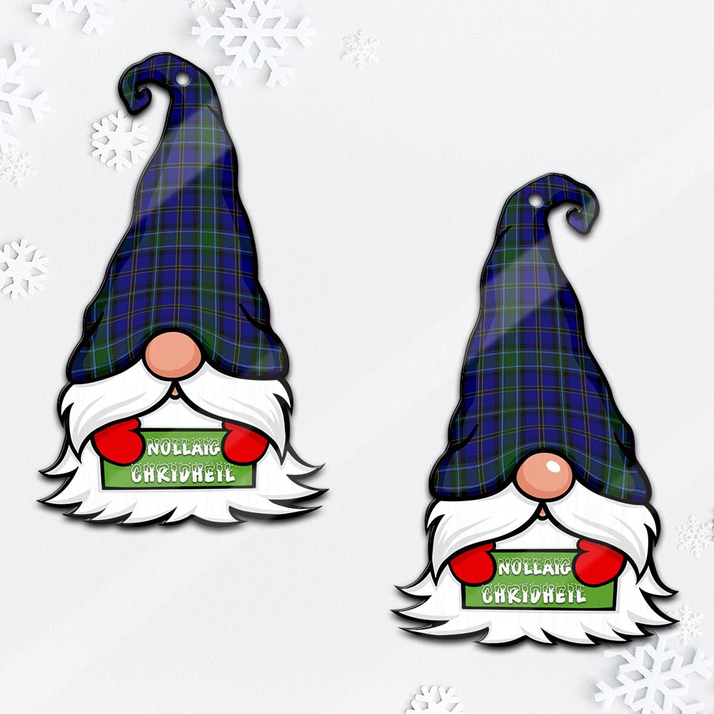 Weir Gnome Christmas Ornament with His Tartan Christmas Hat - Tartan Vibes Clothing