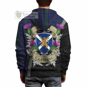 Tartan Vibes Clothing Weir Tartan Family Crest Hoodie Lion Rampant Royal Thistle Shield Celtic Inspired