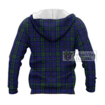 Weir Tartan Knitted Hoodie with Family Crest DNA In Me Style - Tartanvibesclothing Shop