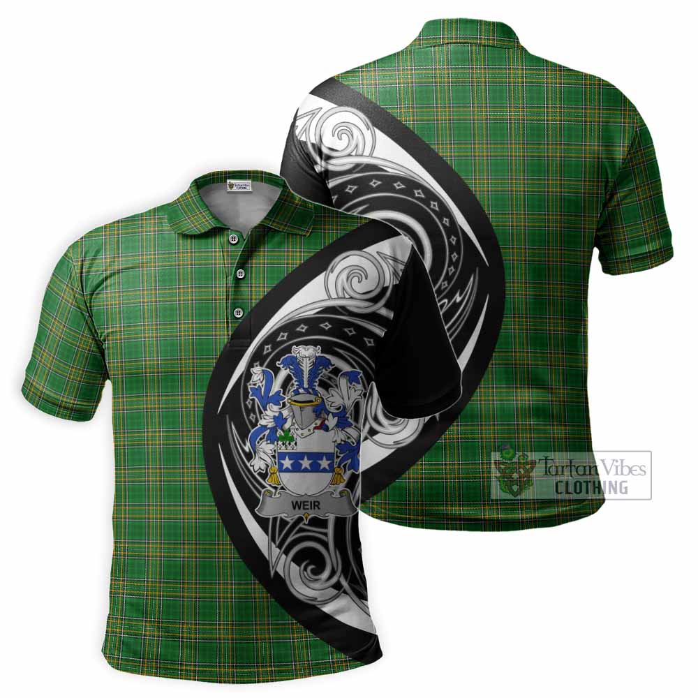 Tartan Vibes Clothing Weir Irish Clan Polo Shirt Celtic Circle Style