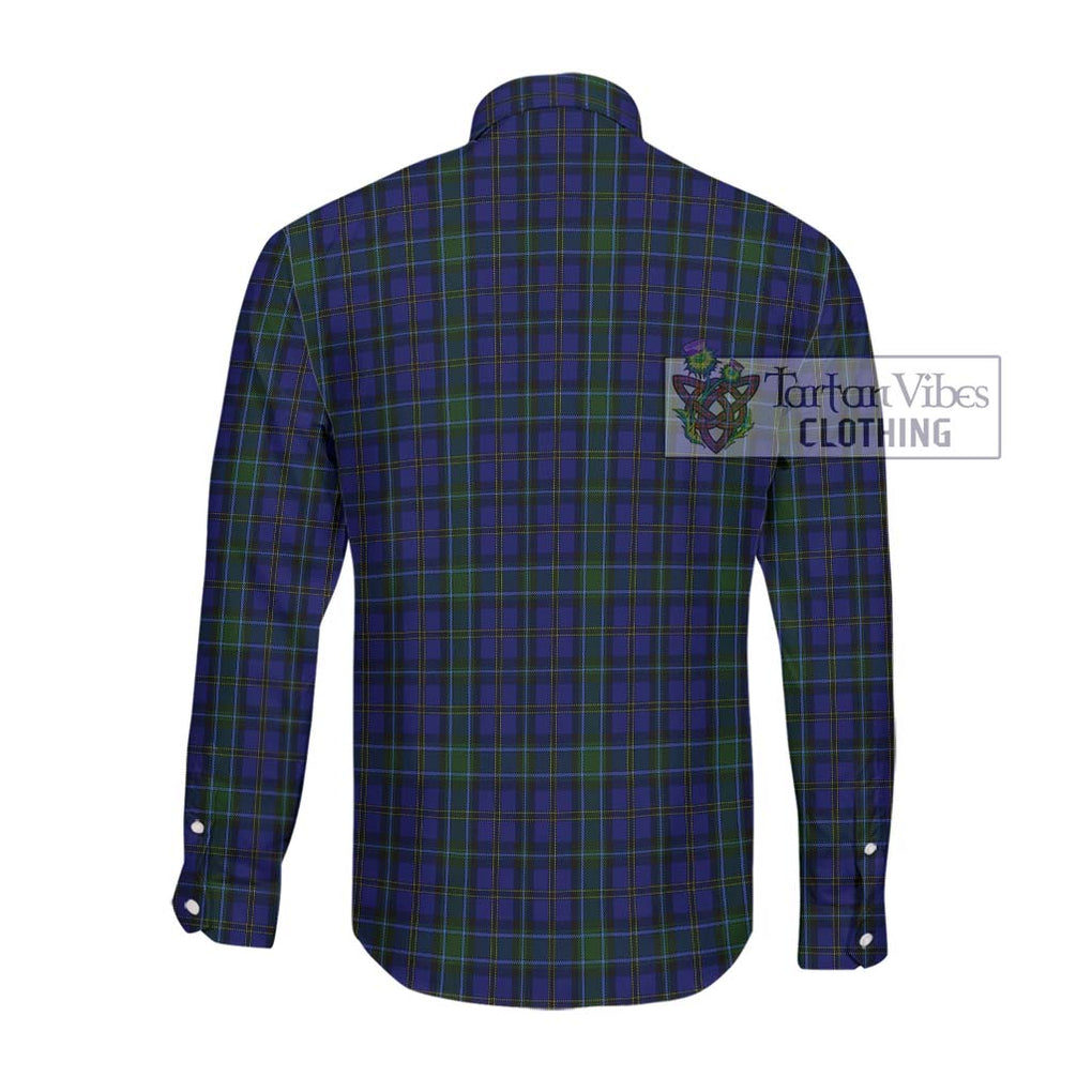 Weir Tartan Long Sleeve Button Shirt with Family Crest DNA In Me Style - Tartanvibesclothing Shop