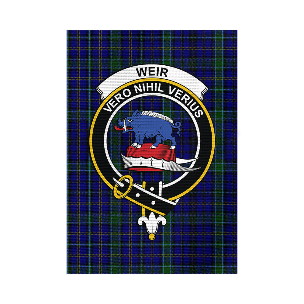 Weir Tartan Flag with Family Crest - Tartan Vibes Clothing