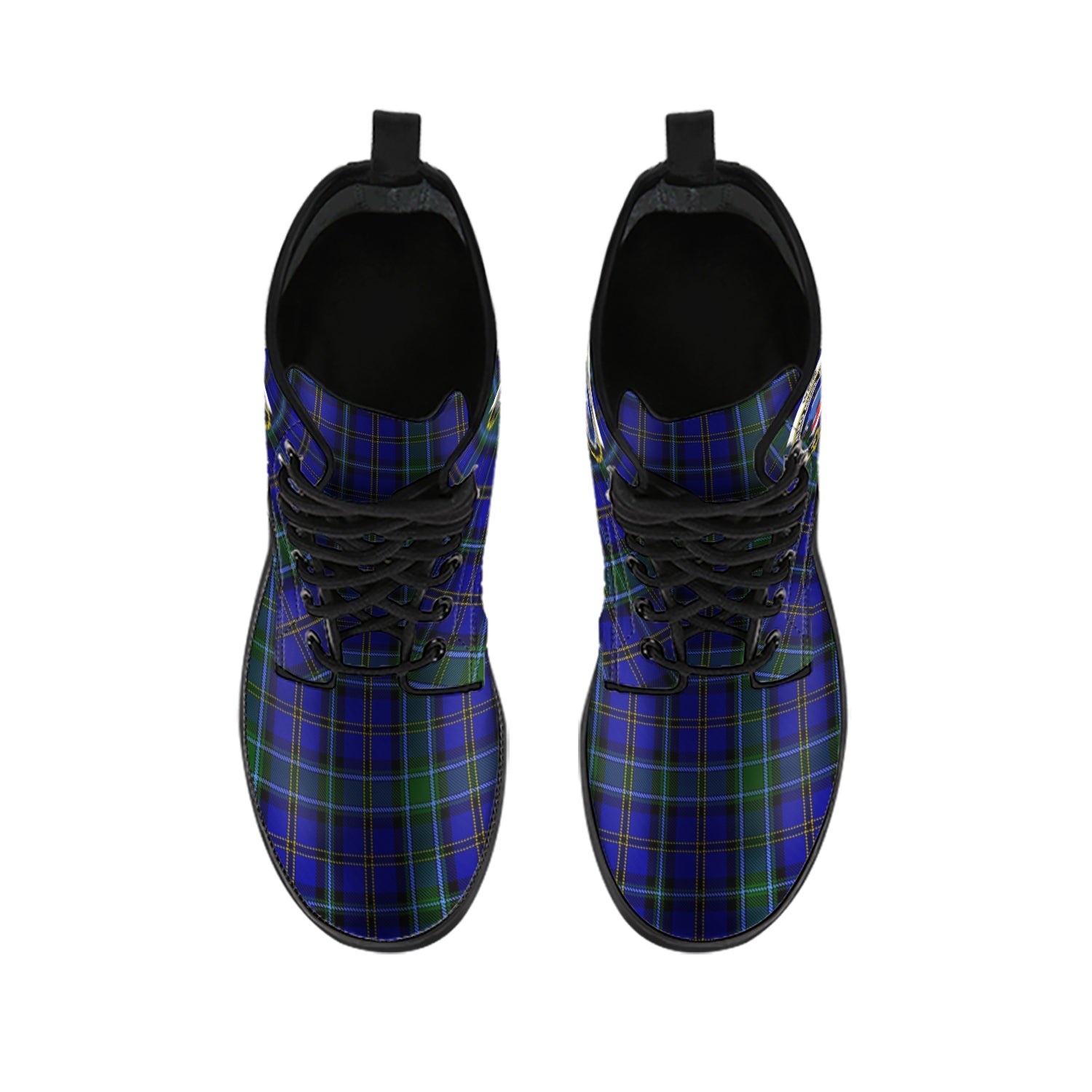 weir-tartan-leather-boots-with-family-crest