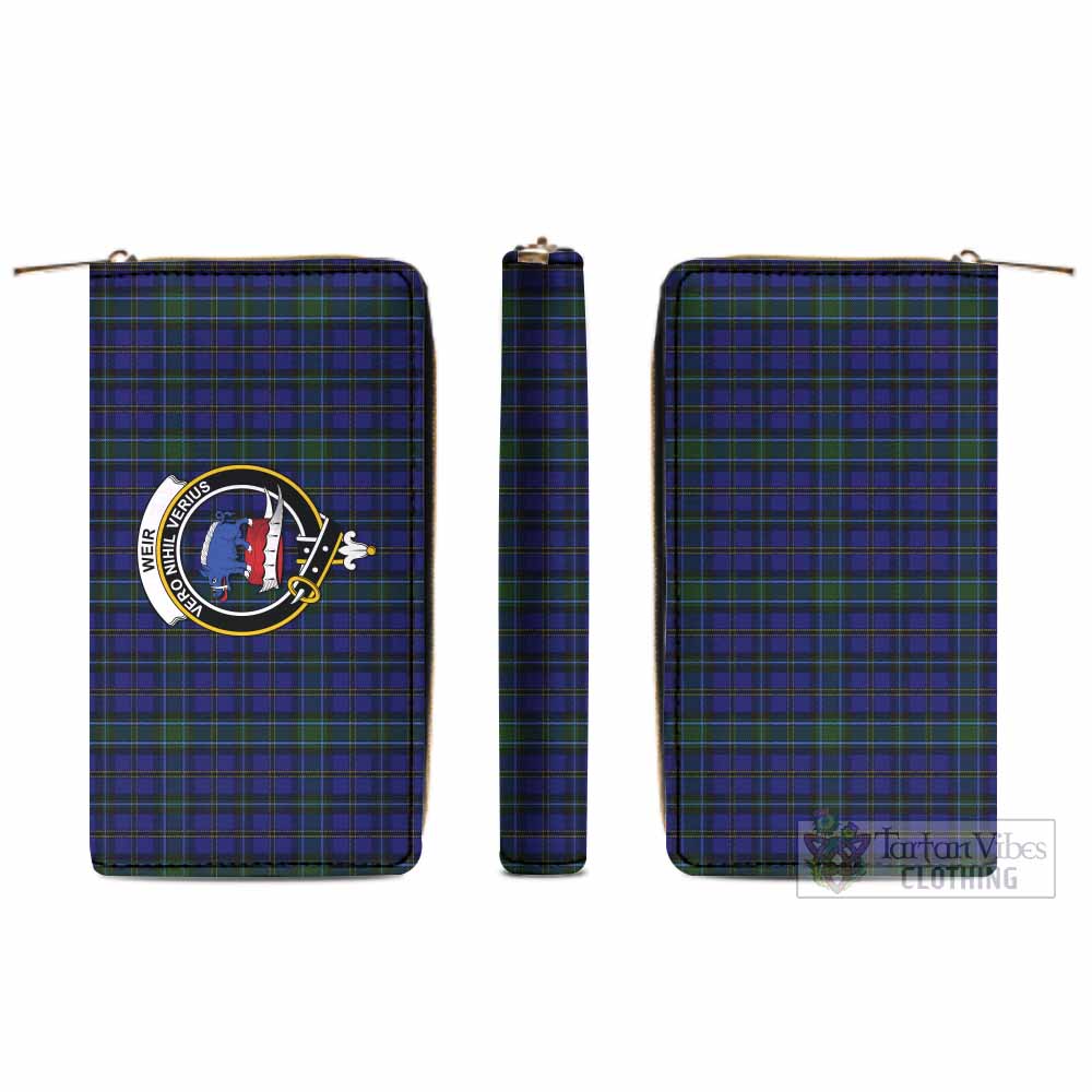 Tartan Vibes Clothing Weir Tartan Women's Leather Wallet with Family Crest