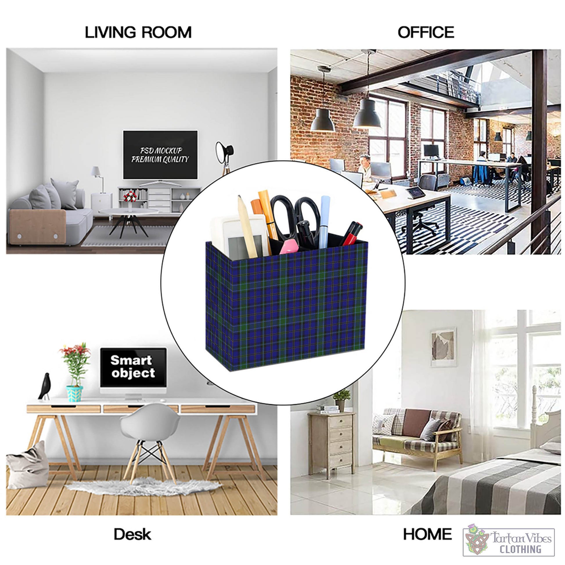 Tartan Vibes Clothing Weir Tartan Pen Holder