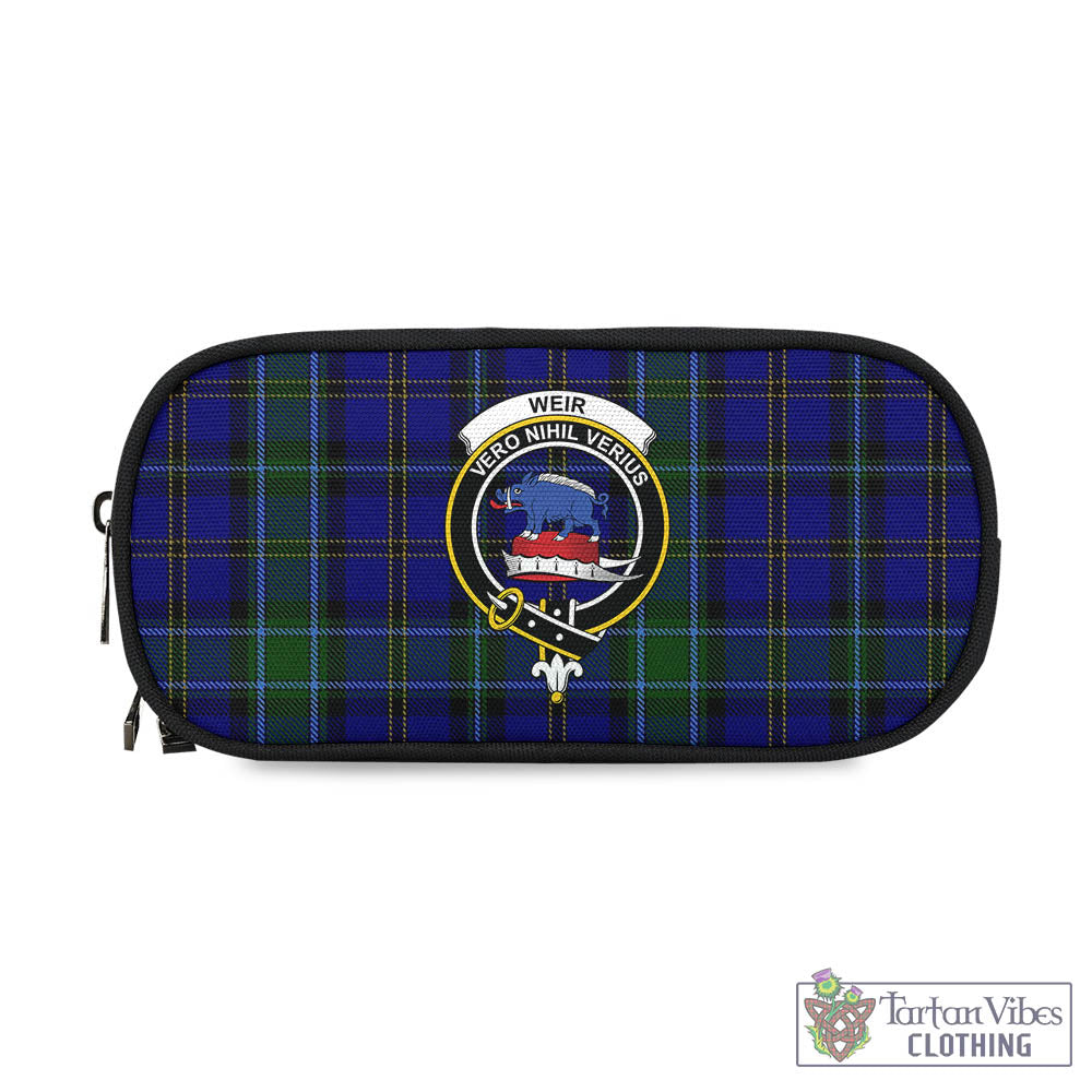 Tartan Vibes Clothing Weir Tartan Pen and Pencil Case with Family Crest