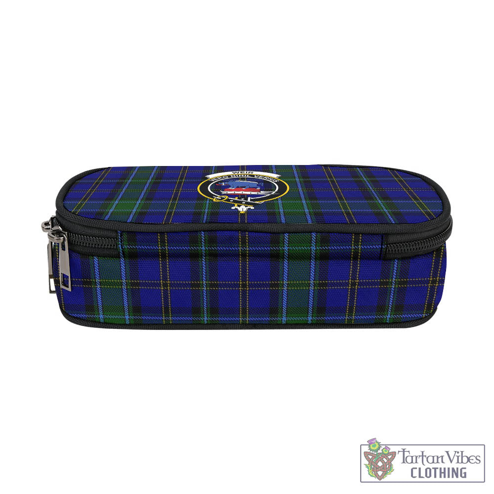 Tartan Vibes Clothing Weir Tartan Pen and Pencil Case with Family Crest