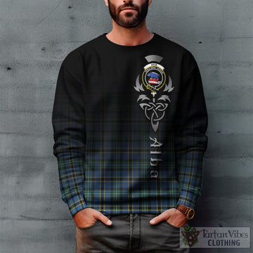 Weir Ancient Tartan Sweatshirt Featuring Alba Gu Brath Family Crest Celtic Inspired