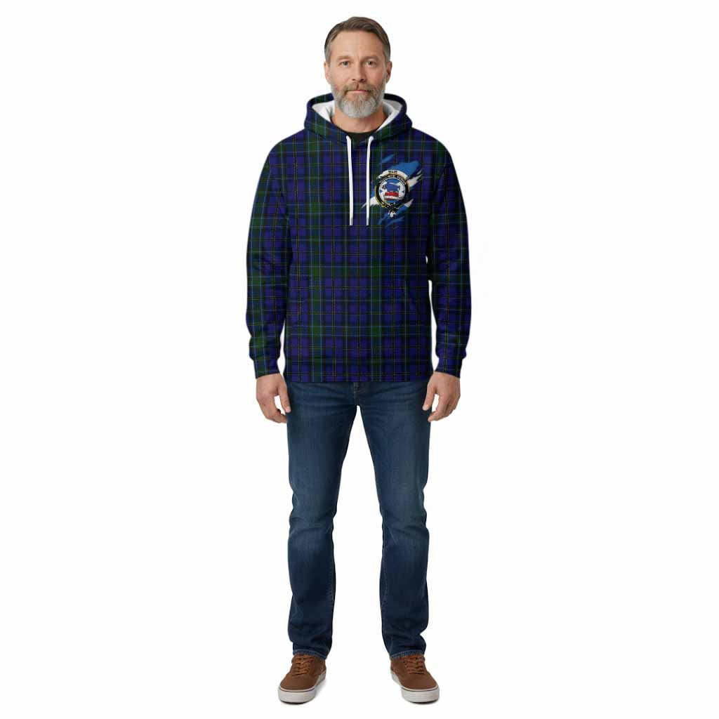 Weir Clan Crest In Me Tartan Cotton Hoodie Scotland Flag Style
