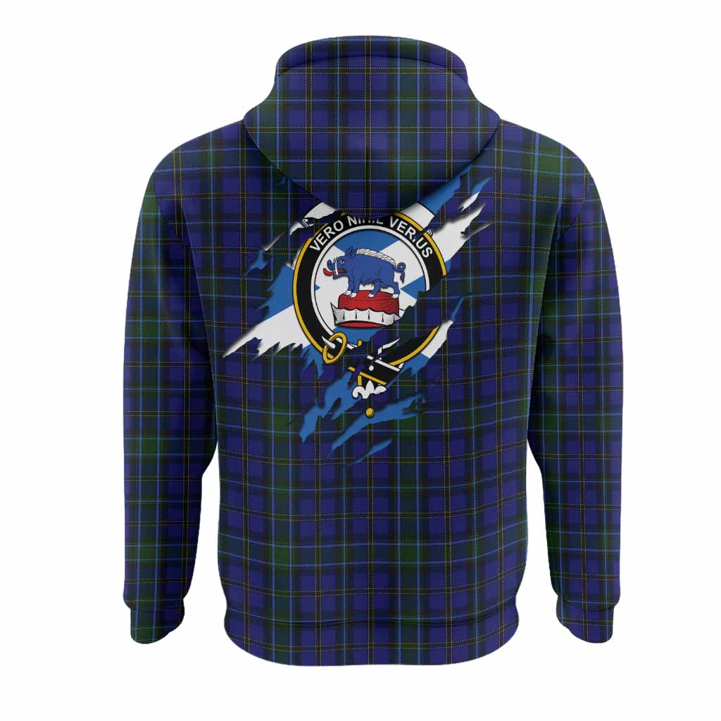 Weir Clan Crest In Me Tartan Hoodie Scotland Flag Style