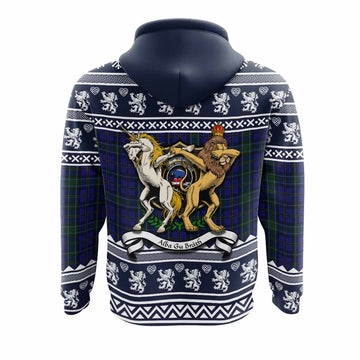 Weir Clan Tartan Crest Christmas Hoodie Coat of Arms Funny Style