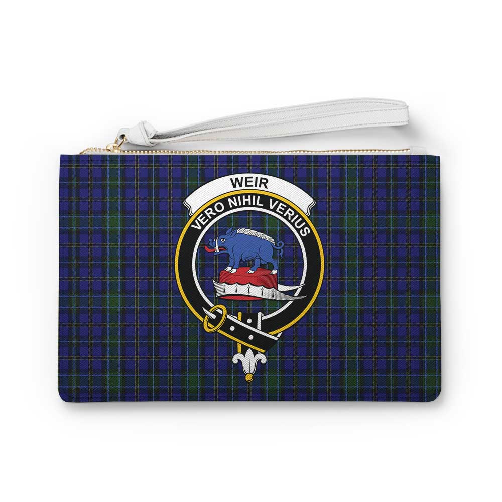Tartan Vibes Clothing Weir Family Crest Tartan Clutch Bag