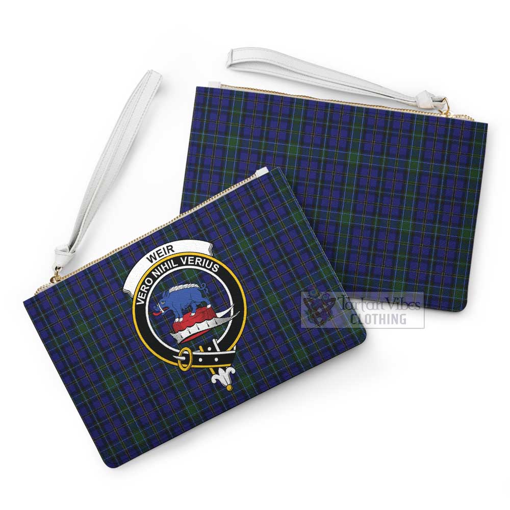 Tartan Vibes Clothing Weir Family Crest Tartan Clutch Bag