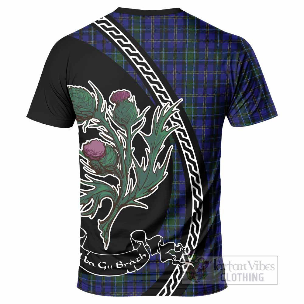 Weir Family Crest Tartan T-Shirt Alba Thistle Inspired - Tartan Vibes Clothing