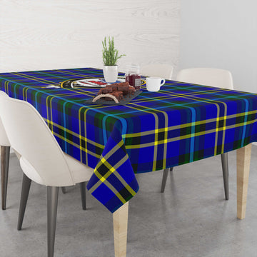 Weir Modern Tatan Tablecloth with Family Crest