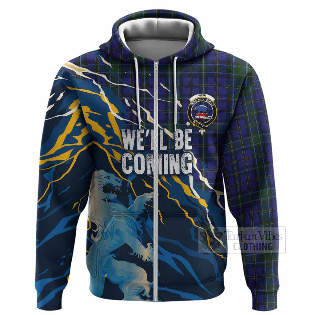 Weir Scotland Tartan Hoodie WC2026 Football - We'll Be Coming