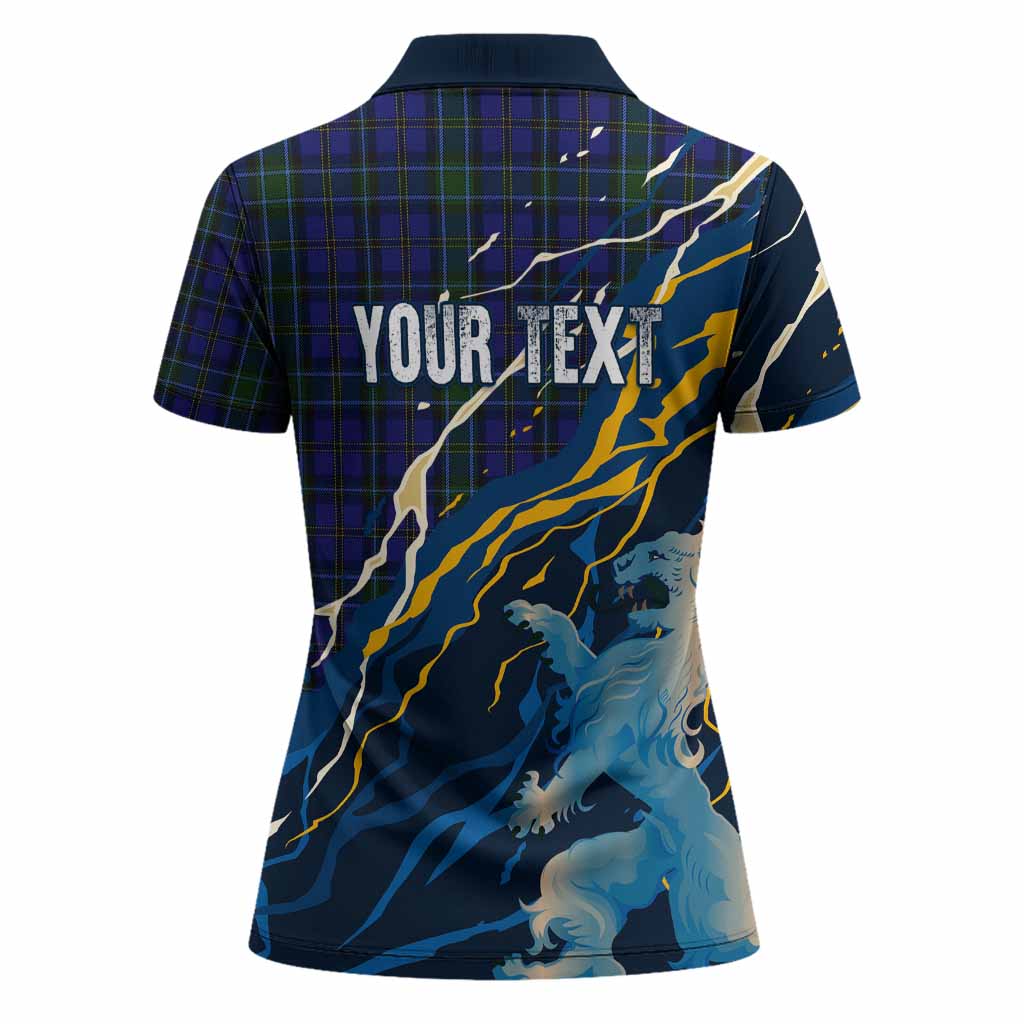 Weir Scotland Tartan Women Polo Shirt WC2026 Football - We'll Be Coming