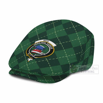 Weir Scottish Family Crest Flat Cap Green Argyle Classic Style