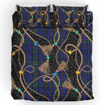 Weir Scottish Tartan Twisted Ropes Stylized Bedding Set