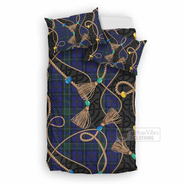 Weir Scottish Tartan Twisted Ropes Stylized Bedding Set