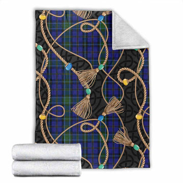 Weir Scottish Tartan Twisted Ropes Stylized Blanket