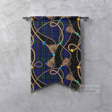 Weir Scottish Tartan Twisted Ropes Stylized Gonfalon