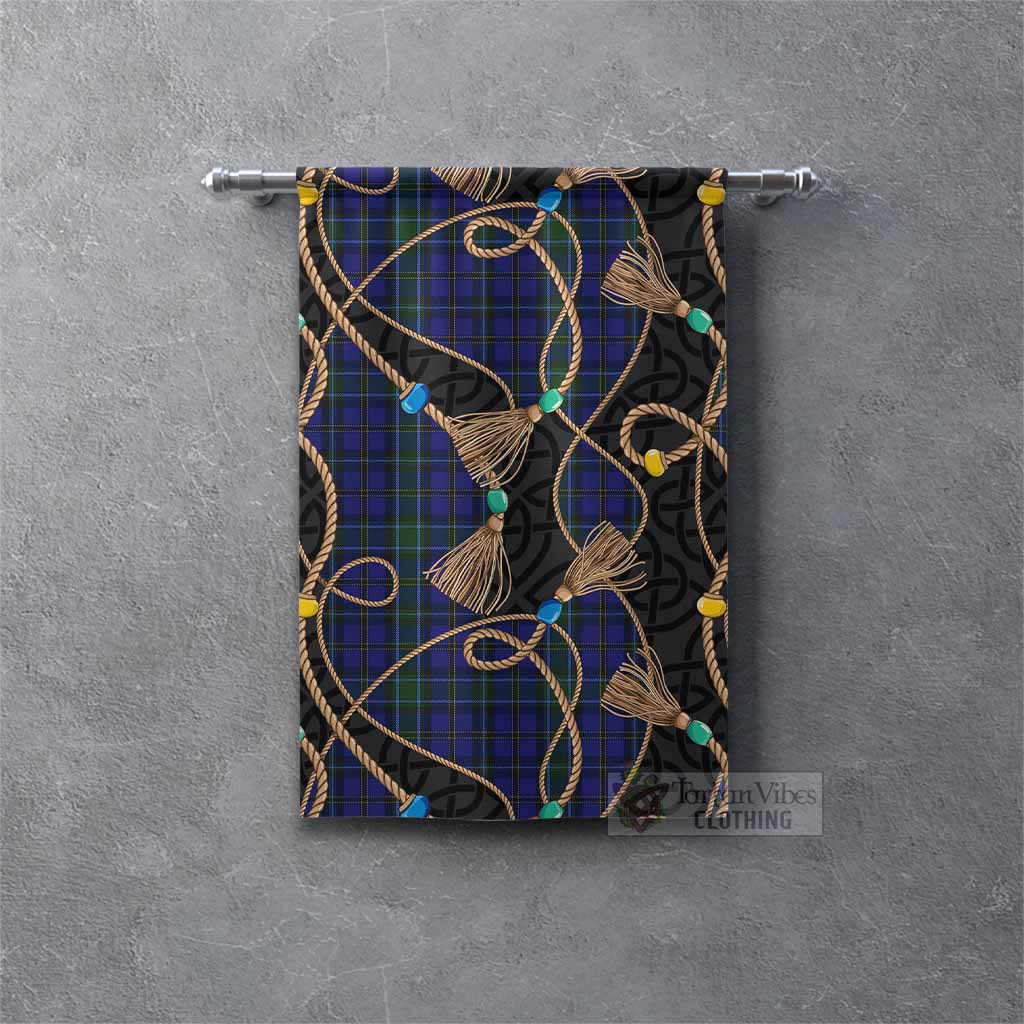 Weir Scottish Tartan Twisted Ropes Stylized Gonfalon Rectangle - Tartan Vibes Clothing