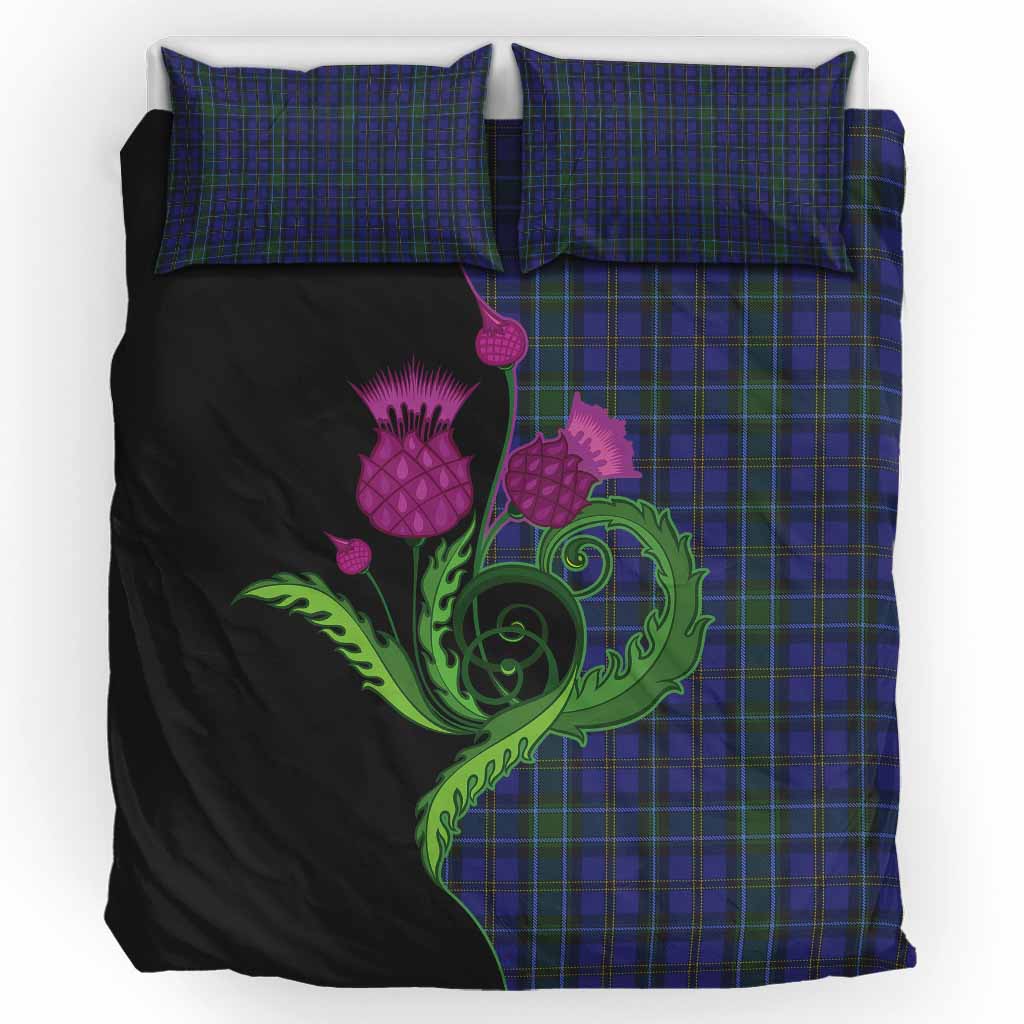 Weir Tartan Bedding Set Traditional Scottish Thistle UK Bedding Set UK King 91*87 inch - Tartan Vibes Clothing