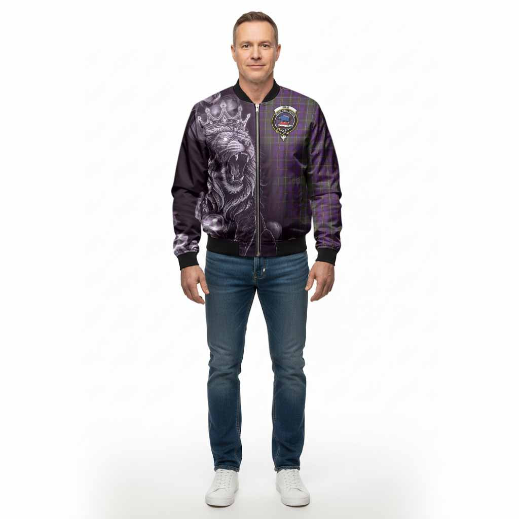 Weir Tartan Bomber Jacket Roaring Lion Heritage