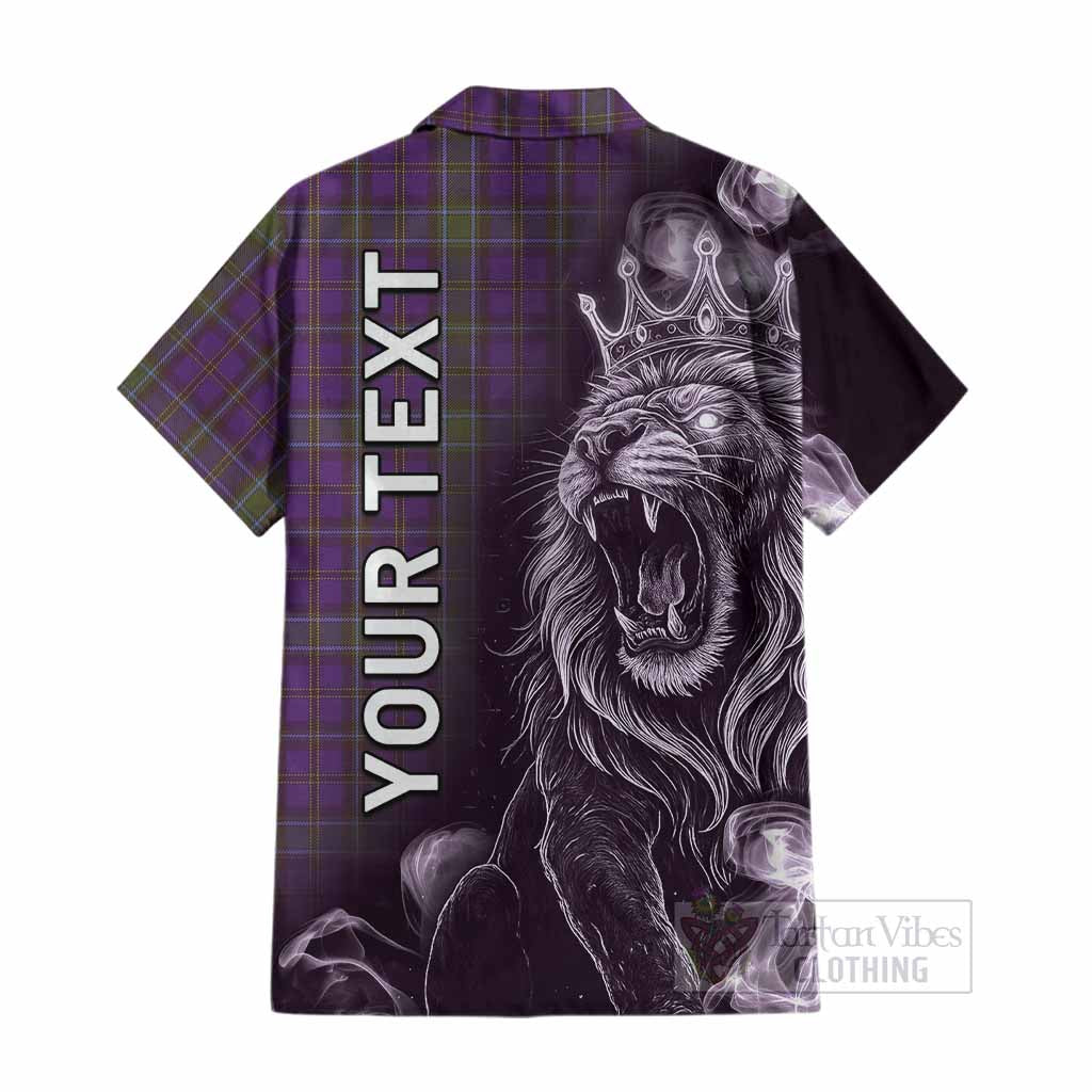 Weir Tartan Cotton Hawaiian Shirt Roaring Lion Heritage
