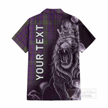 Weir Tartan Cotton Hawaiian Shirt Roaring Lion Heritage