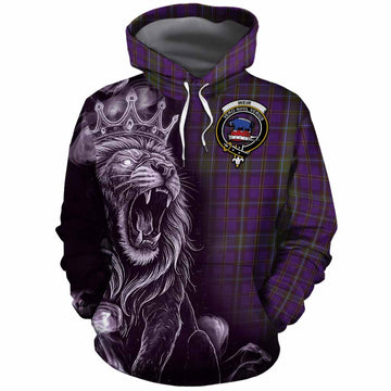 Weir Tartan Cotton Hoodie Roaring Lion Heritage