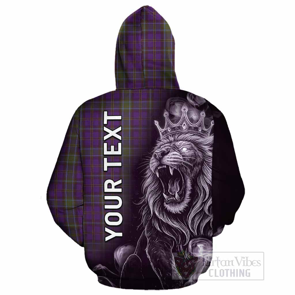Weir Tartan Cotton Hoodie Roaring Lion Heritage