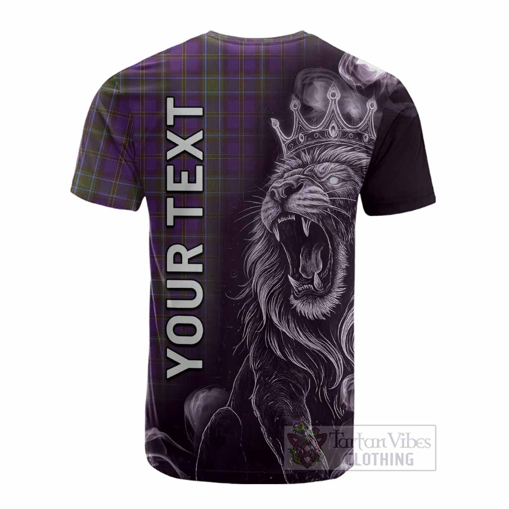 Weir Tartan Cotton T-shirt Roaring Lion Heritage