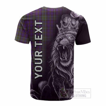 Weir Tartan Cotton T-shirt Roaring Lion Heritage